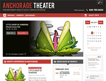 Tablet Screenshot of anchorage-theater.com